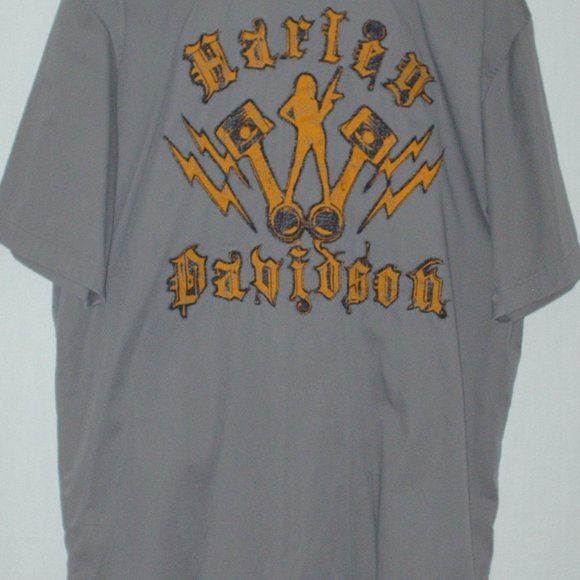 Harley--Davidson short sleeve shirt - size medium - Picture 7 of 8